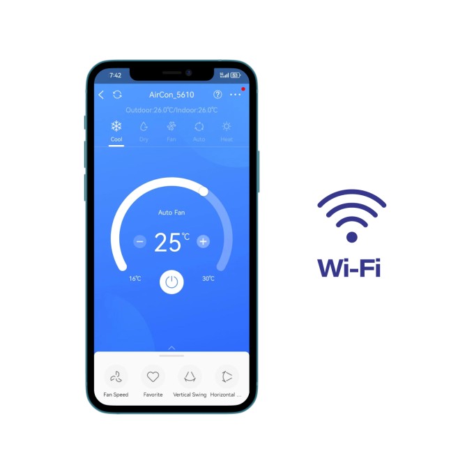 Klimatyzator przenośny Olimpia Splendid Dolceclima Compact 10 MBB Wi-Fi