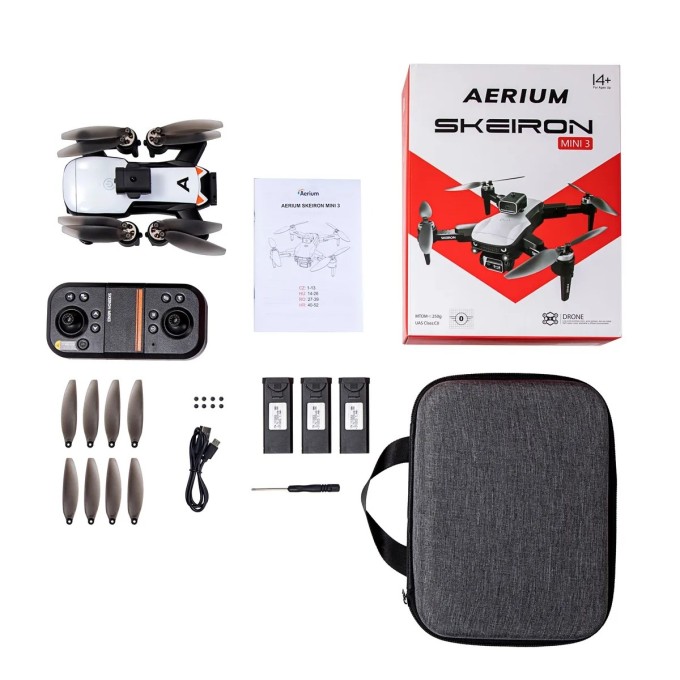Dron AERIUM SKEIRON MINI 3, 3 akumulatory