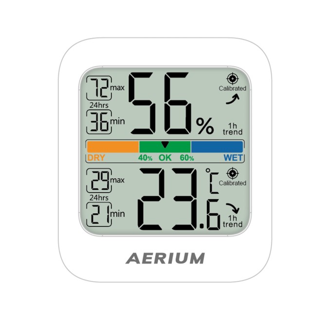 Monitor temperatury i wilgotności powietrza AERIUM T33 DUAL