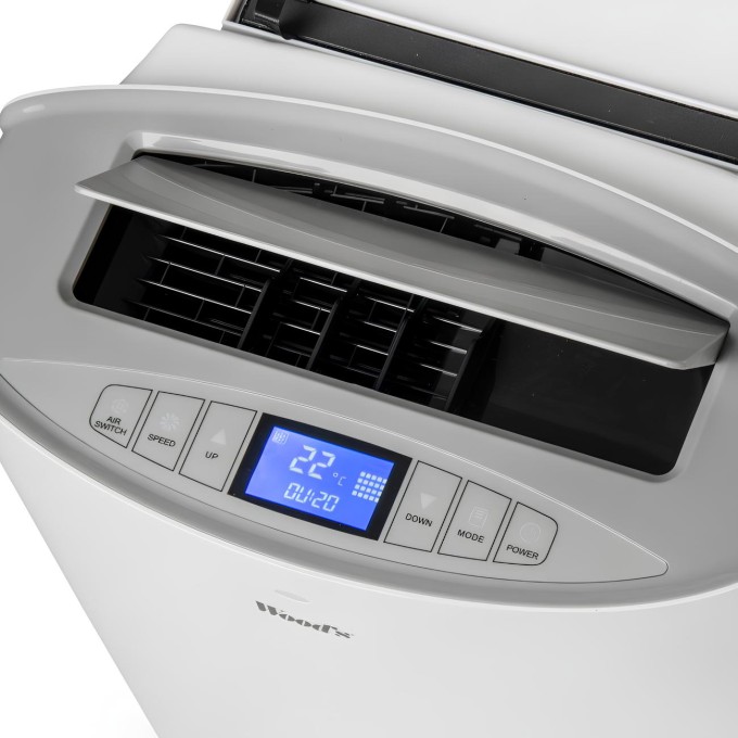 Klimatyzator przenośny z oczyszczaczem powietrza Woods CORTINA 12K AirSwitch