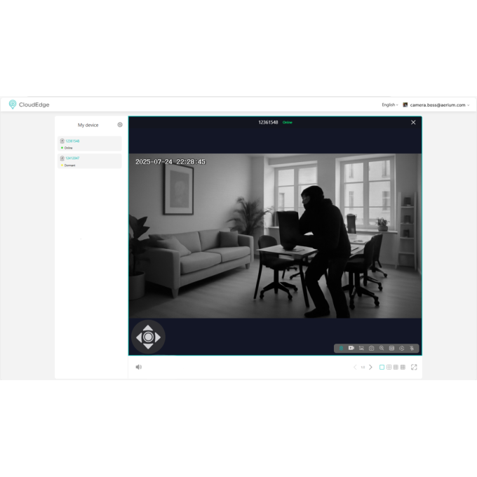Kamera zewnętrzna wifi AERIUM Zooma 25F