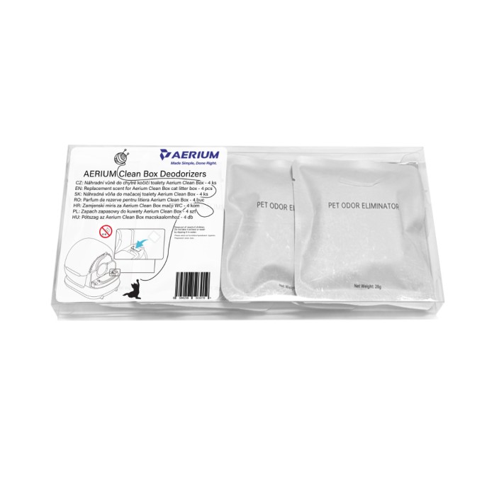 AERIUM Clean Box Deodorizers - wymienne zapachy - 4 szt. AERIUM Clean Box Deodorizers - wymienne zapachy - 4 szt.