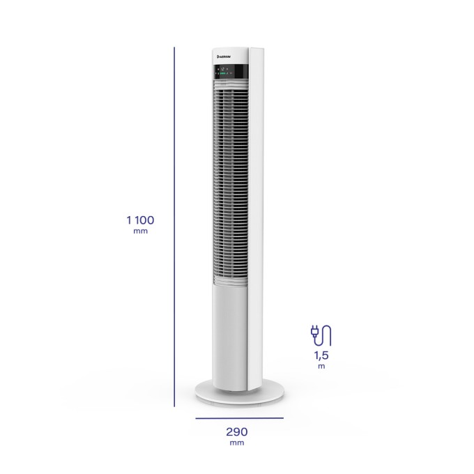Kolumnowy wentylator AERIUM SilentTower IonWIFI AF500