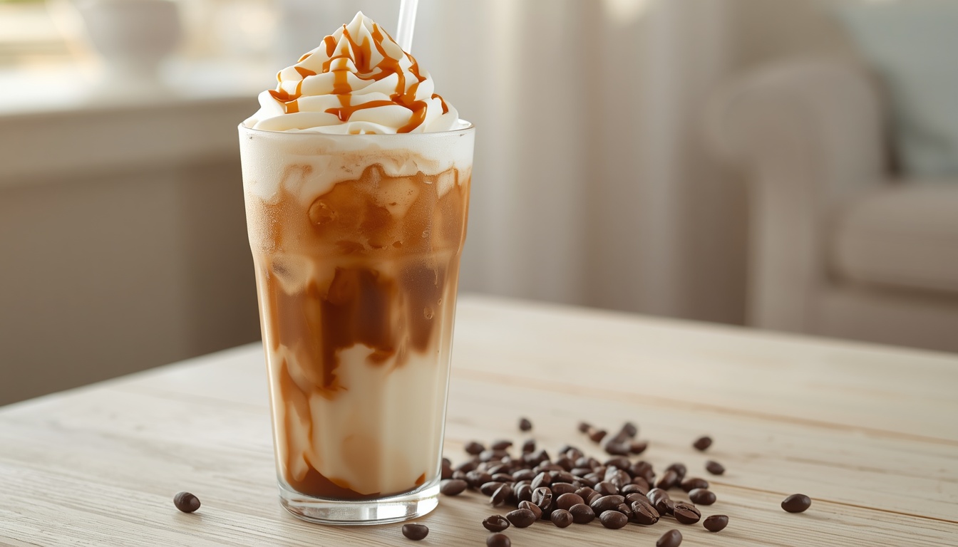 Pyszne kawowe frappé