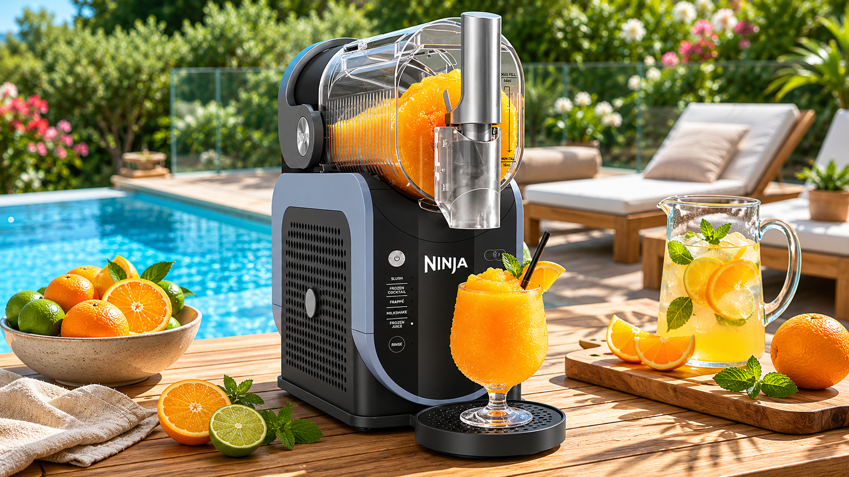 Maszyna do lodu kruszonego Ninja FS301EU SLUSHi w użyciu